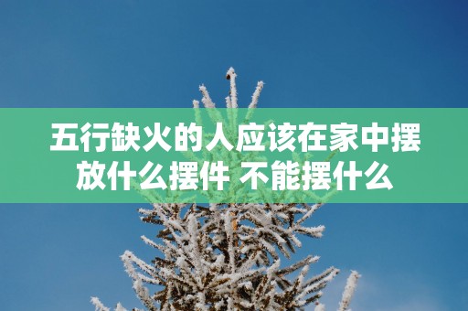 五行缺火的人应该在家中摆放什么摆件 不能摆什么