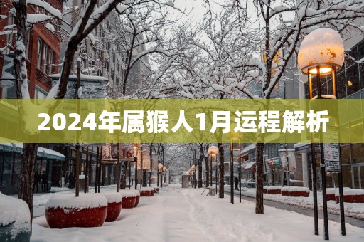 2025年属猴人1月运程解析