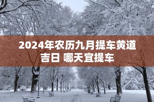 2025年农历九月提车黄道吉日 哪天宜提车