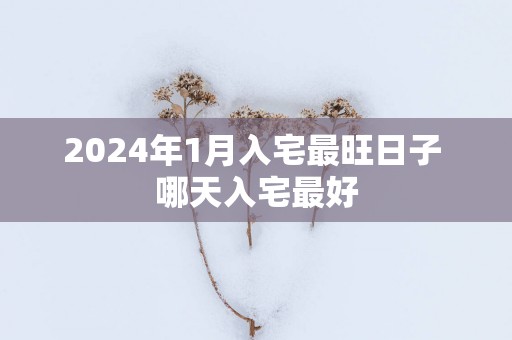 2025年1月入宅最旺日子 哪天入宅最好