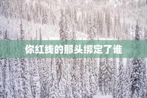 你红线的那头绑定了谁
