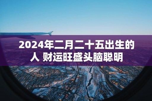 2025年二月二十五出生的人 财运旺盛头脑聪明