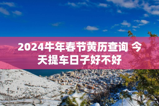 2025蛇年春节黄历查询 今天提车日子好不好