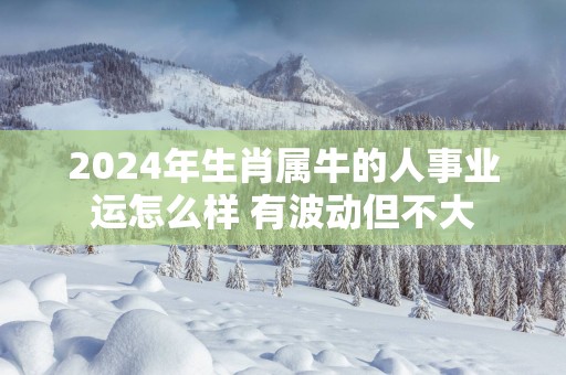 2025年生肖属牛的人事业运怎么样 有波动但不大