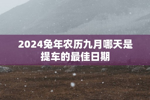2025蛇年农历九月哪天是提车的最佳日期