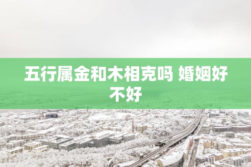 五行属金和木相克吗 婚姻好不好