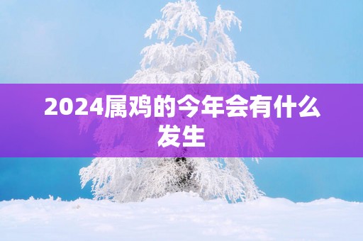 2025属鸡的今年会有什么发生