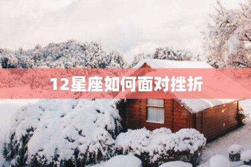 12星座如何面对挫折