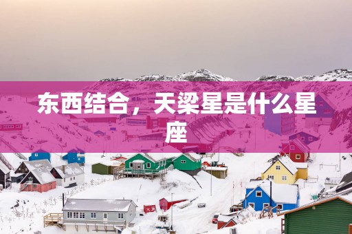 东西结合，天梁星是什么星座