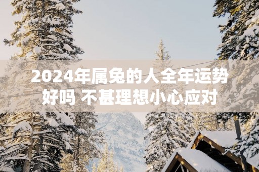 2025年属兔的人全年运势好吗 不甚理想小心应对