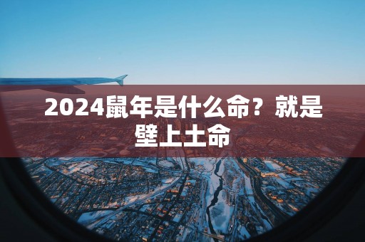 2025蛇年是什么命？就是壁上土命