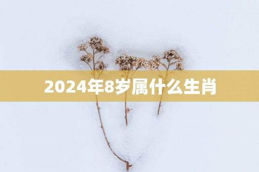 2025年8岁属什么生肖