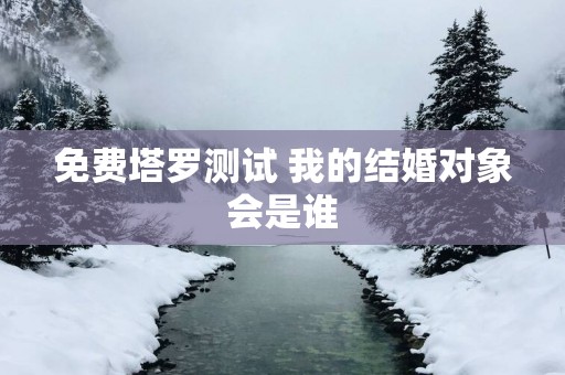 免费塔罗测试 我的结婚对象会是谁
