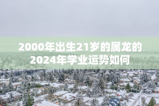 2000年出生21岁的属龙的2025年学业运势如何