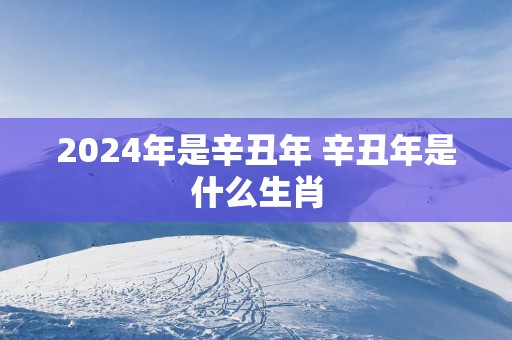 2025年是辛丑年 辛丑年是什么生肖