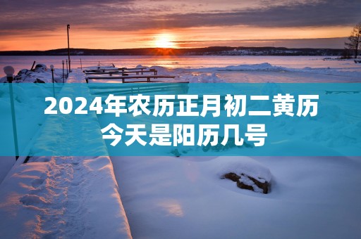2025年农历正月初二黄历 今天是阳历几号