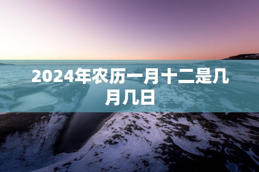 2025年农历一月十二是几月几日