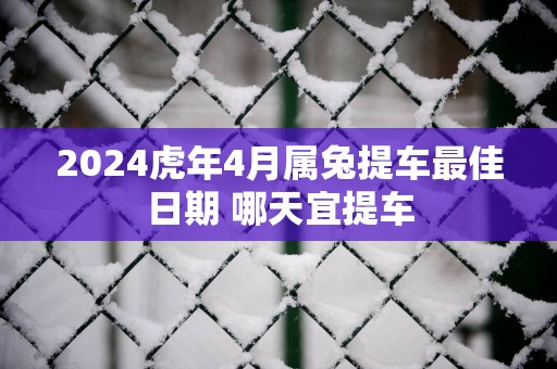 2025蛇年4月属兔提车最佳日期 哪天宜提车