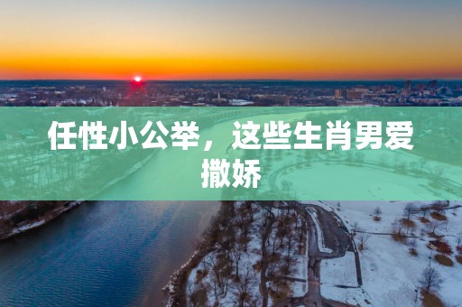 任性小公举，这些生肖男爱撒娇