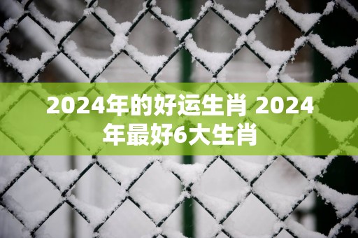 2025年的好运生肖 2025年最好6大生肖
