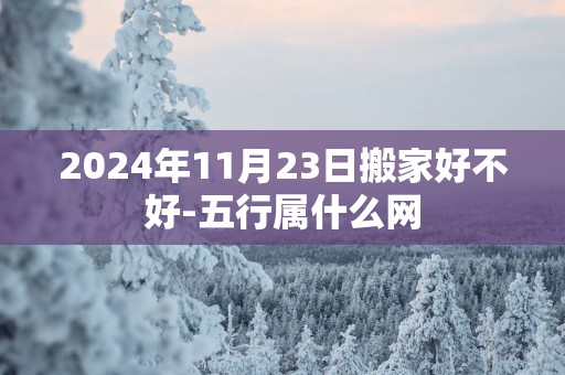 2025年11月23日搬家好不好-五行属什么网