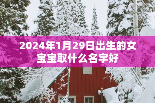 2025年1月29日出生的女宝宝取什么名字好