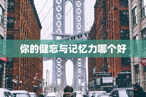 你的健忘与记忆力哪个好