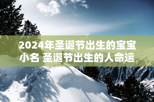2025年圣诞节出生的宝宝小名 圣诞节出生的人命运