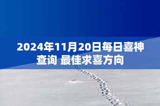 2025年11月20日每日喜神查询 最佳求喜方向