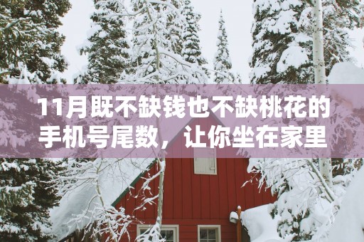 11月既不缺钱也不缺桃花的手机号尾数，让你坐在家里数钱