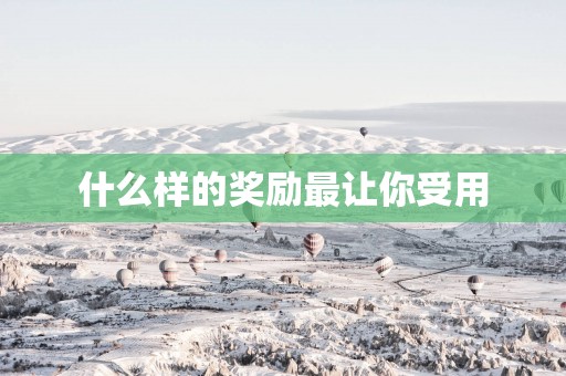 什么样的奖励最让你受用