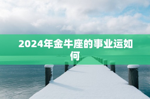 2025年金牛座的事业运如何