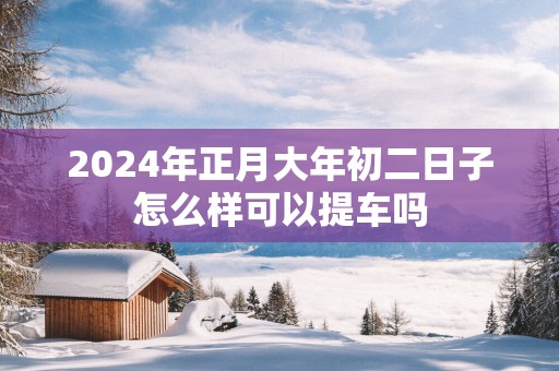 2025年正月大年初二日子怎么样可以提车吗