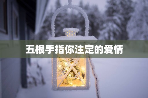 五根手指你注定的爱情