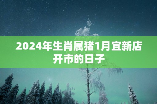 2025年生肖属猪1月宜新店开市的日子