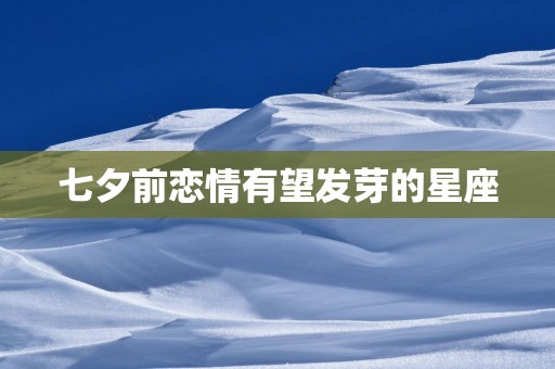 七夕前恋情有望发芽的星座