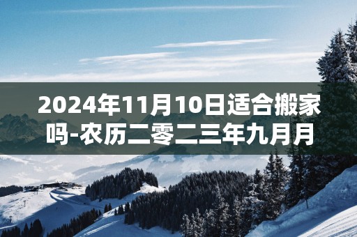 2025年11月10日适合搬家吗-农历二零二三年九月月廿七日五行属什么