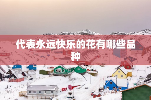 代表永远快乐的花有哪些品种