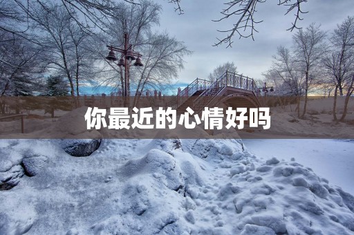 你最近的心情好吗