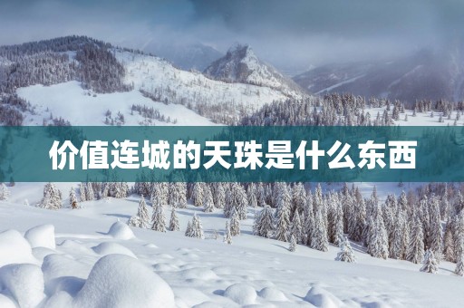 价值连城的天珠是什么东西