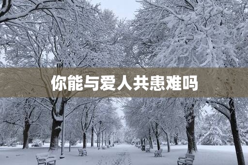 你能与爱人共患难吗