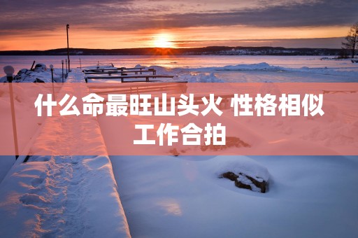 什么命最旺山头火 性格相似工作合拍