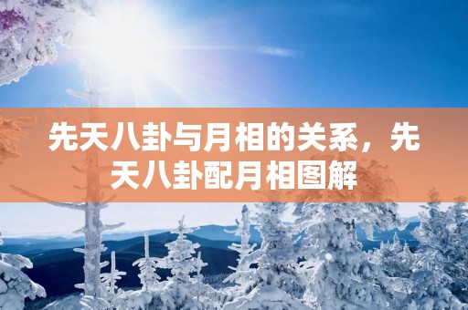 先天八卦与月相的关系，先天八卦配月相图解