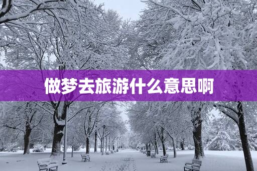 做梦去旅游什么意思啊