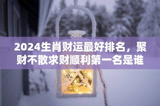 2025生肖财运最好排名，聚财不散求财顺利第一名是谁