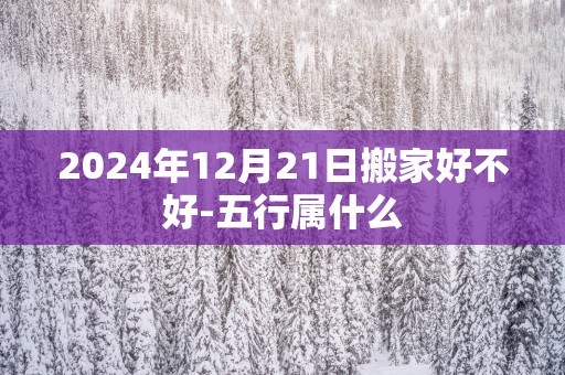2025年12月21日搬家好不好-五行属什么