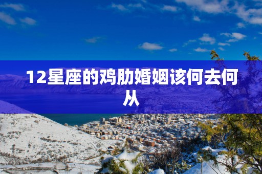 12星座的鸡肋婚姻该何去何从