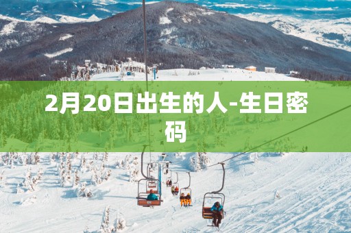 2月20日出生的人-生日密码