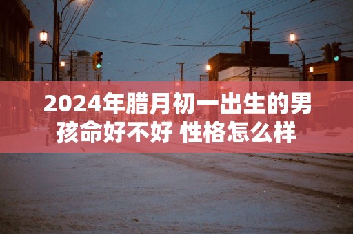 2025年腊月初一出生的男孩命好不好 性格怎么样