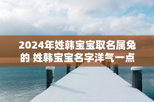 2025年姓韩宝宝取名属兔的 姓韩宝宝名字洋气一点